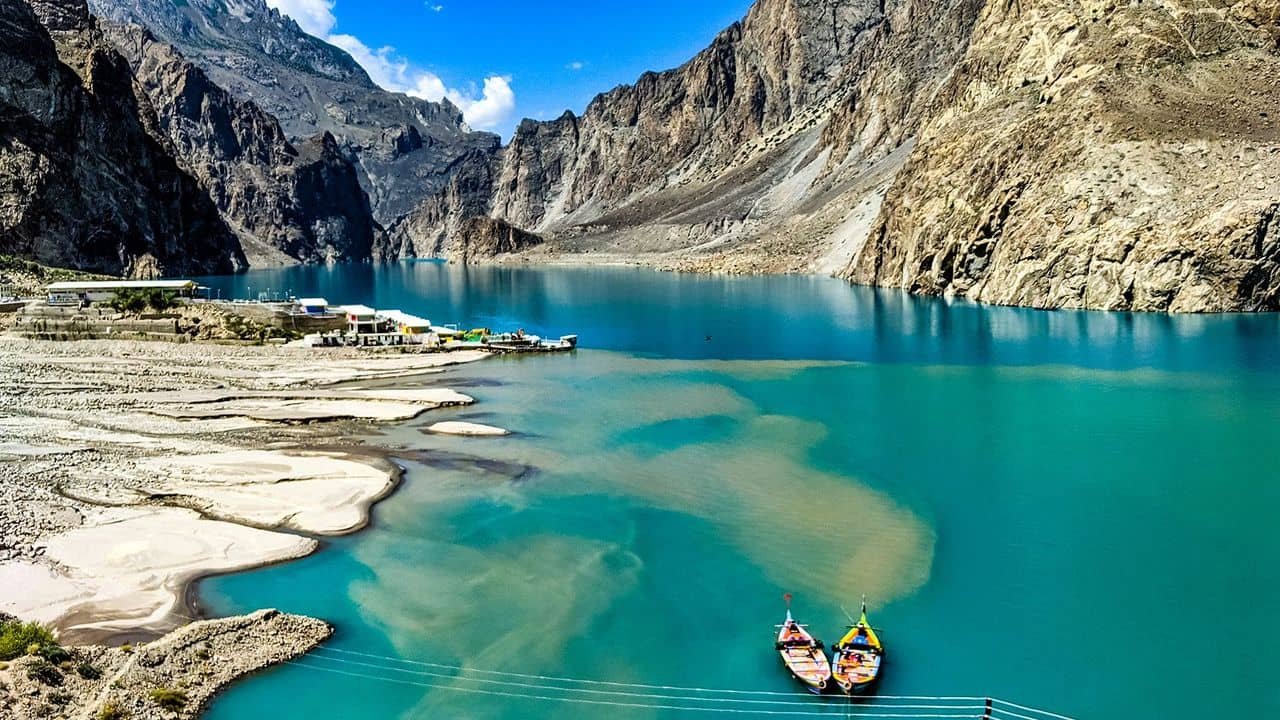 Attabad Lake in Hunza Valley, Gilgit-Baltistan
