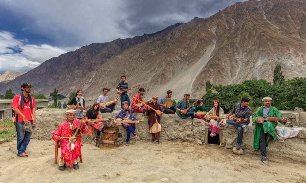 Traditional Gilgit-Baltistan clothing and woolen attire